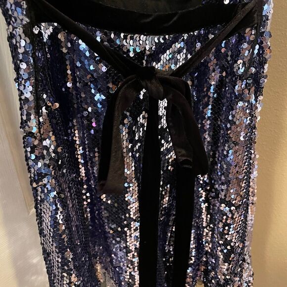 Free People Purple Sequin Siren Dress NWT - Picture 7 of 16